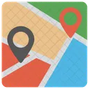 GPS、地図、ナビゲーション アイコン