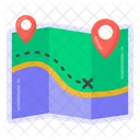 Route Map Roadmap Location Map Icon