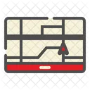 Map Navigation  Icon