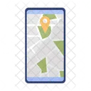 모바일 GPS 지도 아이콘