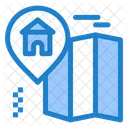 Home Location Map Icon
