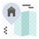 Map Pin Home Location House Location Icon