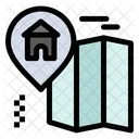 Map Pin Home Location House Location Icon