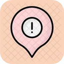 Map Pin Error Pointer Sign Icon