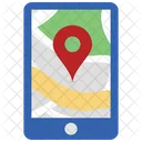 Map Pin Mobile Mobile Map Navigation Icon
