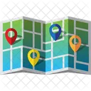 Map pins Icon
