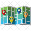 Map pins  Icon