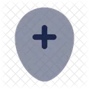 Map Point Add Location Pin Icon