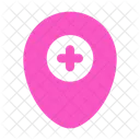 Map Point Hospital Pin Location Pin Icon