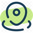 Map Point Wave Icon