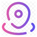Map Point Wave Pin Location Pin Icon