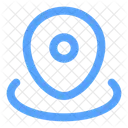 Map Point Wave Pin Location Pin Icon