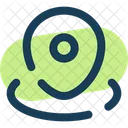 Map Point Wave Pin Location Pin Icon