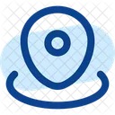 Map Point Wave Icon