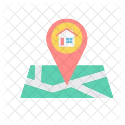 Map Pointer House  Icon