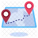 Map Route  Icon