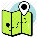Map Route Navigation Location Icon