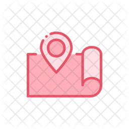 Map Route Icon Of Colored Outline Style Available In Svg Png Eps Ai Icon Fonts