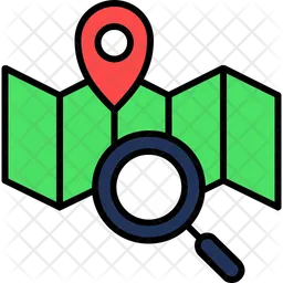 Map Search  Icon