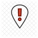 Map Warning Icon