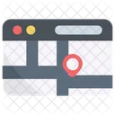 Map Website  Icon