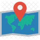 Map World Pin Icon