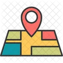 Mapa Jogo Desenho Animado Icon