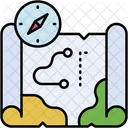 Mapa Ubicacion Aventura Icono