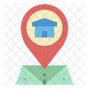 Mapa Localizacao Geografia Icon