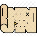 Mapa Navegacion Cartografia Icono
