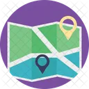 Waypoint Mapa Localizador Icono