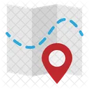 Mapa Viagem Localizacao Icon