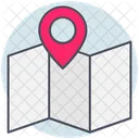 Negocios Mapa Papel Icon