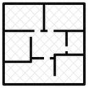 Plano De Arquitetura Planta Plano De Construcao Ícone
