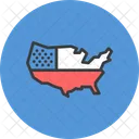 Mapa Estados Unidos Estados Unidos Icon