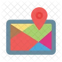 Mapa Tableta Pin Icon