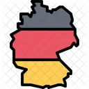 Mapa de alemania  Icono