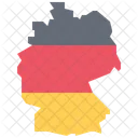 Mapa de alemania  Icono