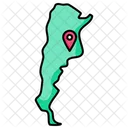 Mapa argentino  Icono