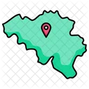 Mundo Pais Cartografia Icon