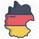 Mapa da alemanha  Icon