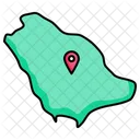 Mundo Pais Cartografia Icon