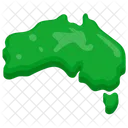 Mapa da Austrália  Ícone