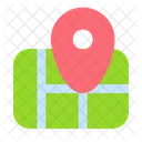 Mapa Da Cidade Ponto Navegacao Icon