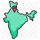 Mundo Pais Cartografia Icon