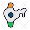Mapa Da India Icon