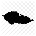 Republica Tcheca Mapa Nacao Icon