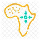 Mapa de áfrica  Icono