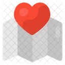Mapa De Amor Ubicacion De Amor Gps De Amor Icono