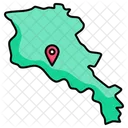 Mapa de armenia  Icono